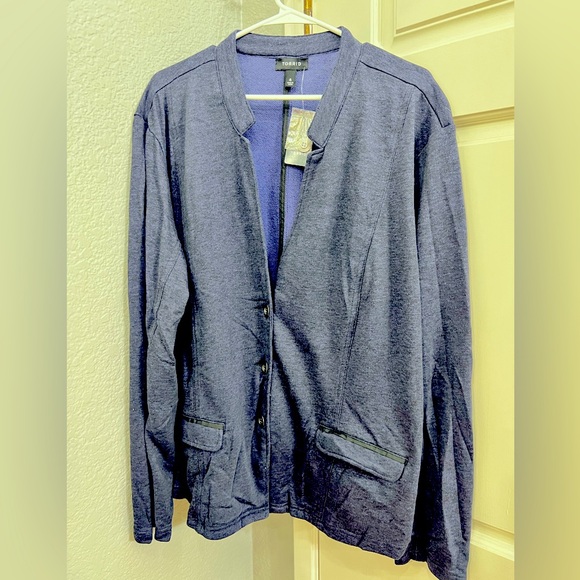 NWT Torrid blue cardigan - Picture 1 of 5